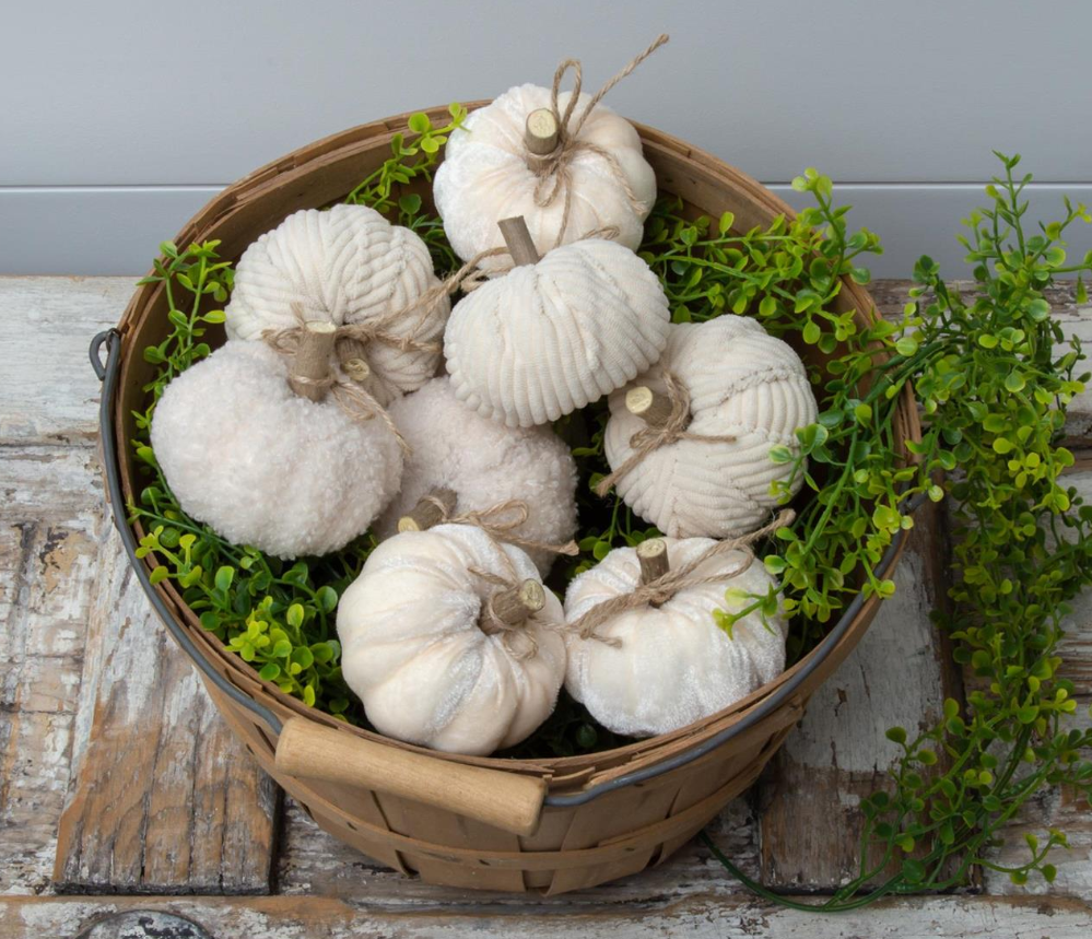 Creamy Soft Fabric Pumpkins