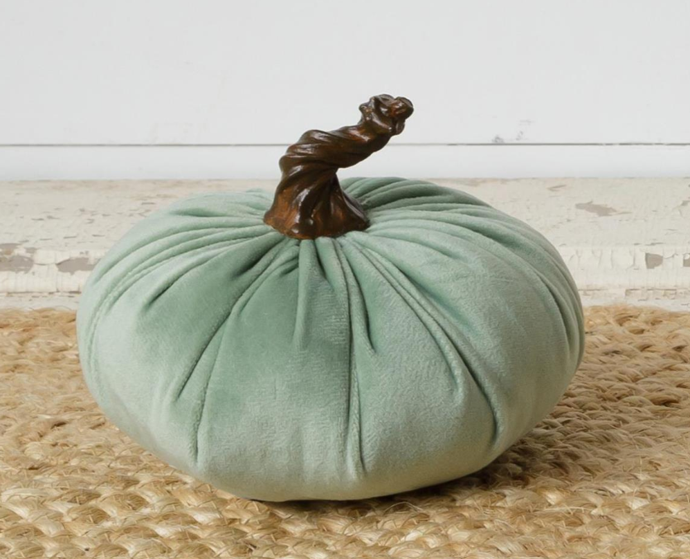 Green Velvet Pumpkin