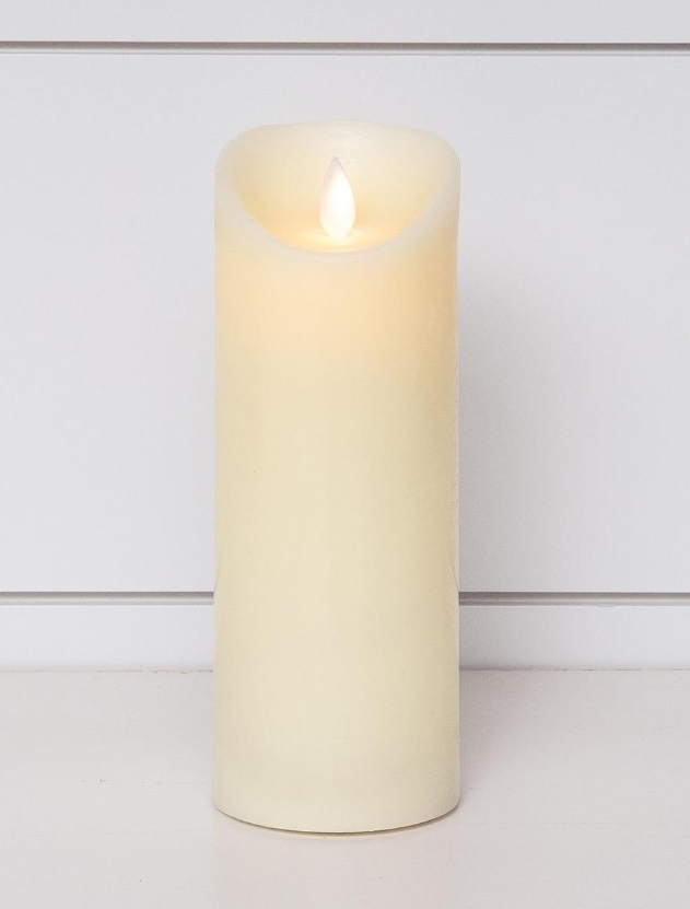 LED Ivory Candle Pillar Large - Regular