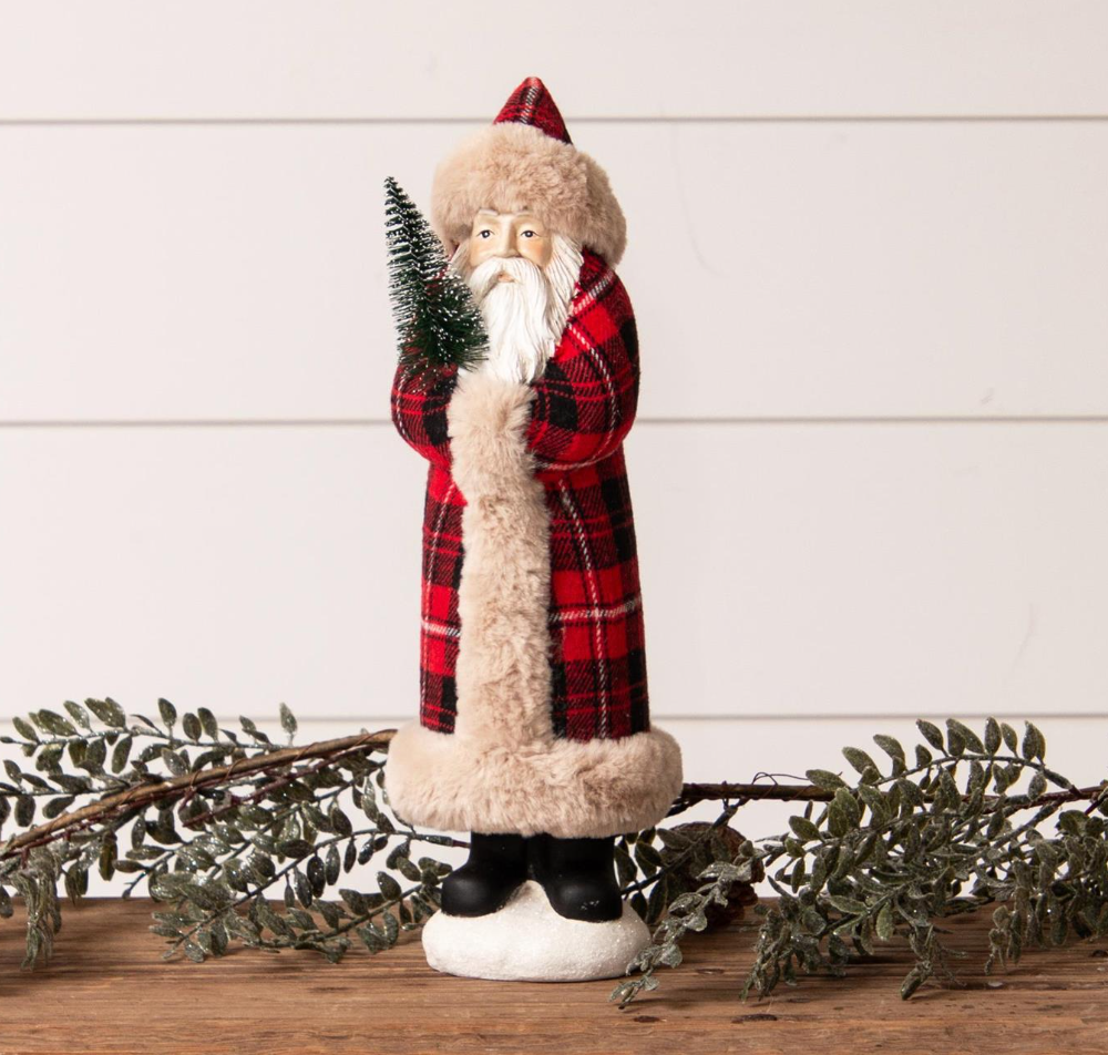 Tartan Plaid Belsnickle Santa